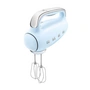 Smeg - Hand Mixer HMF01, 50's Retro Style, pastel blue