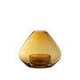 AYTM - Uno Wind light and vase Ø 14,5 x H 11,5 cm, amber