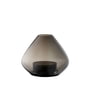 AYTM - Uno Wind light and vase Ø 14,5 x H 11,5 cm, black
