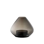 AYTM - Uno Wind light and vase Ø 14,5 x H 11,5 cm, black