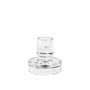 Broste Copenhagen - Petra Candlestick, Ø 8 x H 8 cm, clear