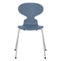 Fritz Hansen - The ant chair, ash dusk blue colored / frame nine grey