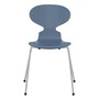 Fritz Hansen - The ant chair, ash dusk blue colored / frame nine grey