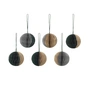 Broste Copenhagen - Christmas Ball Decorative pendants, Ø 5 cm, mixed colors (1) (set of 6)