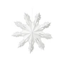 Broste Copenhagen - Christmas Snowflake Decorative pendant, Ø 30 cm, white