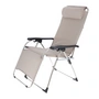 Fiam - Amida Soft Relax lounger, aluminium / taupe