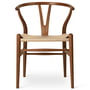 Carl Hansen - CH24 Wishbone Chair , Mahogany oiled / natural wickerwork