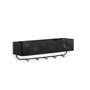 Umbra - Estique Coat rack with shelf, black / walnut