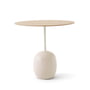 & Tradition - Lato Side table H 45 cm, 40 x 50 cm, oak / Crema Diva marble