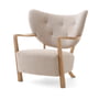 & Tradition - Wulff ATD2 Lounge Chair, oiled oak / beige ( Karakorum 003 )