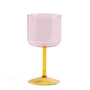Hay - Tint Wine glass, pink / yellow (set of 2)