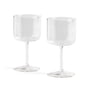 Hay - Tint Wine glass, clear (set of 2)