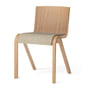 Audo - Ready Dining Chair, seat cushion, natural oak / bouclé beige