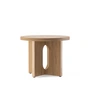 Audo - Androgyne Side table Ø 50 cm, natural oak