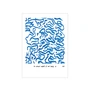 Paper Collective - Comfort Poster 50 x 70 cm, blue