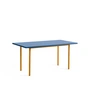 HAY - Two-Colour Dining table, 160 x 82 cm, blue / ochre
