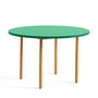 Hay - Two-Colour Dining table round, Ø 120 cm, mint / ochre