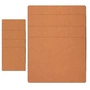 Lind DNA - Gift set Square L , Core mottled nature (4 placemats + 4 glass coasters)