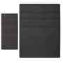 LindDNA - Gift set Square L , Core mottled anthracite (4 placemats + 4 glass coasters)