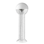 Verpan - Wire Floor lamp Ø 40 cm, chrome / white