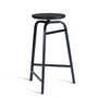 Northern - Treble Tabouret de bar, noir / chêne laqué noir