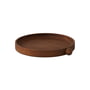 OYOY - Inka Wooden tray round Ø 20 cm, dark
