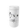 Stelton - To Go Click Moomin 0,4 l, double-walled, soft white / black