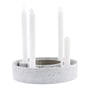 House Doctor - The Ring Candlestick for stick candles, Ø 26 cm, concrete gray
