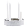 House Doctor - The Ring Candlestick for stick candles, Ø 26 cm, concrete gray