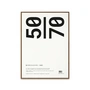 Paper Collective - Picture frame 50 x 70 cm, dark oak
