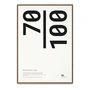 Paper Collective - Picture frame 70 x 100 cm, dark oak
