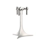 Stoff Nagel - Candlestick, H 23 cm, chrome