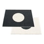 Pappelina - Vera Small One reversible rug, 70 x 90 cm, black / vanilla