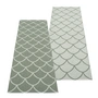 Pappelina - Kotte Reversible rug, 70 x 225 cm, army / sage