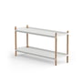 NINE - BOLT Shelf 53 x 100 cm 2 shelves, oak / grey