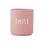 Design Letters - AJ Favourite Porcelain mug, Smile / old rose