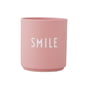 Design Letters - AJ Favourite Porcelain mug, Smile / old rose