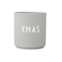 Design Letters - AJ Favourite porcelain mug, X-Mas / cool gray