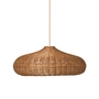 Ferm Living - Rattan lampshade, Disc, natural