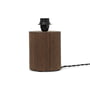 ferm Living - Post Table Lamp Base, Solid, Smoked Oak