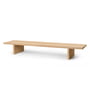 ferm Living - Kona Low Side table, 140 x 34 cm, oak