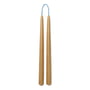 ferm Living - Dipped Stick candles, light brown (set of 2)