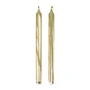 Ferm Living - Dryp Stick candles, olive green / white (set of 2)