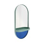 Remember - Wall mirror with shelf, mint
