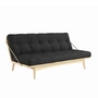 Karup Design - Folk Sofa bed, clear lacquered pine / dark gray (734)