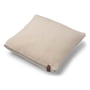Humdakin - Ribbed knit cushion, 40 x 40 cm, shell / light stone