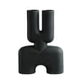 101 Copenhagen - Cobra Vase Double Medio , black