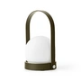 Audo - Carrie Battery table lamp, olive green
