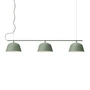 Muuto - Ambit Rail Pendant light, dusty green