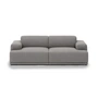 Muuto - Connect Soft Modular Sofa 2-seater configuration 1, Re-Wool 128